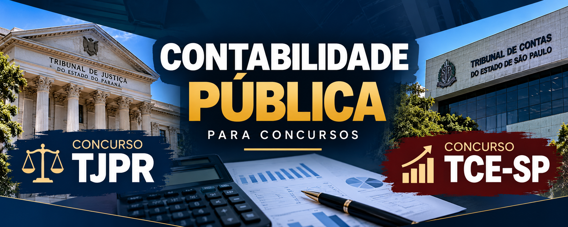 Contabilidade Pública para Concursos: 14 temas cobrados nas provas do TJPR e do TCE-SP em 2026