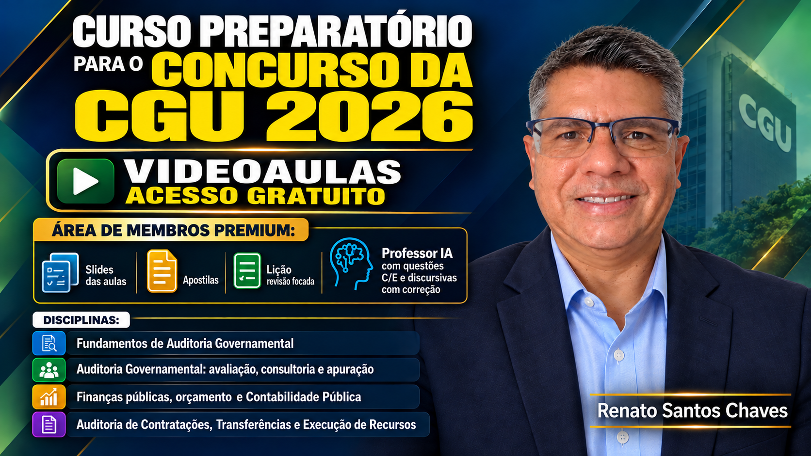 Concurso CGU-2026 – Auditoria Governamental